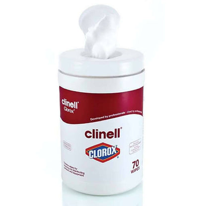 Clinell Clorox Wipes Tub 70