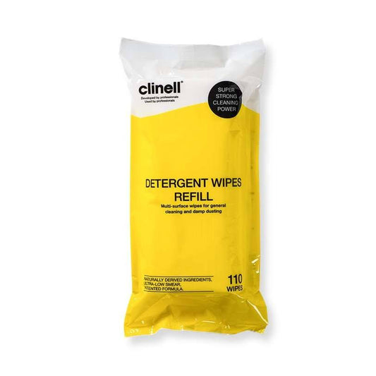 Clinell Detergent Tub 110 Wipes Refill - UKMEDI