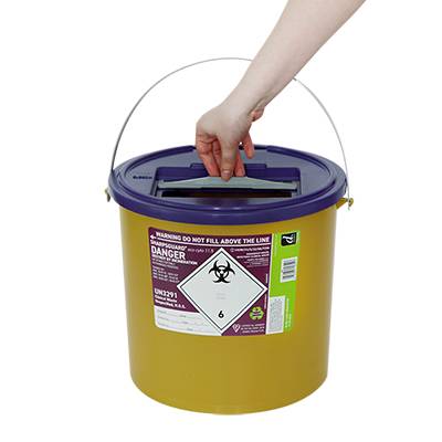 11,5 litran Sharpsguard Purple Cyto Sharps Bin