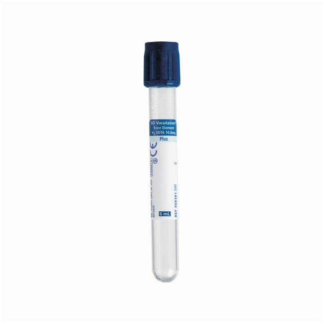 BD Vacutainer Trace Element 6 ml K2 EDTA -verenkeräysputket