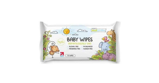 Medisanitize vauvapyyhkeiden pakkaus 72 kappaletta