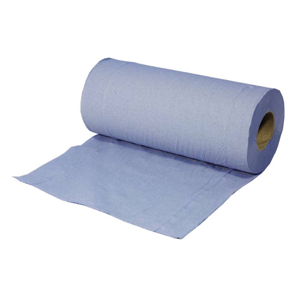 25cm x 40m Hygieniarulla 2 Ply Blue Kierrätetty