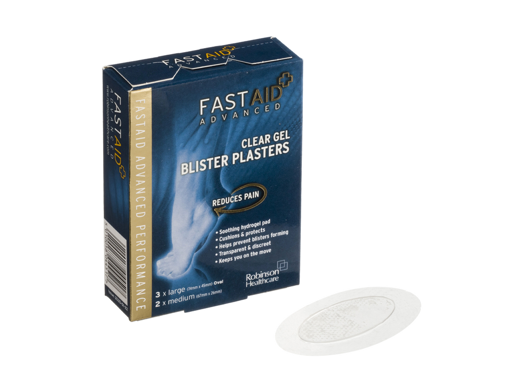 Fast Aid Advanced läpipainolaastarit, kirkas geelipakkaus 5 kappaletta