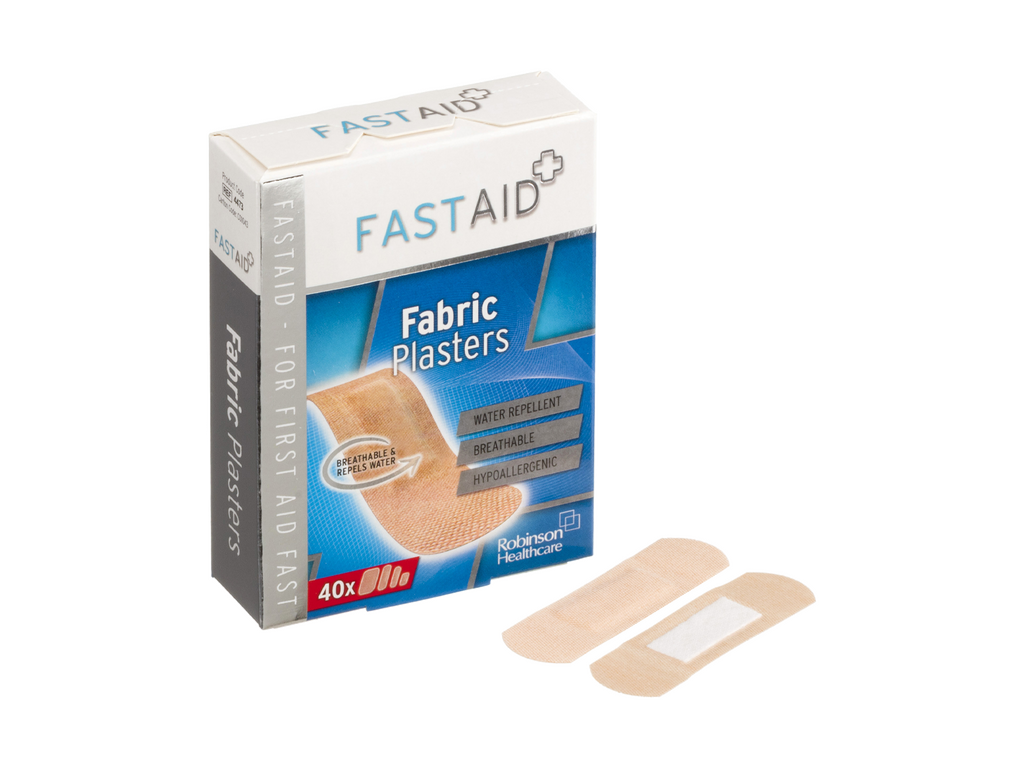 Fast Aid Antiseptinen kangaslaastari 40 erilaista laastaria 4 koossa