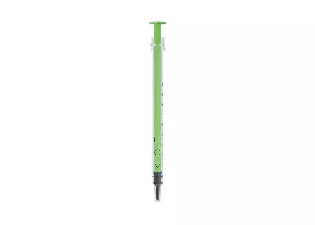 1ml Acuject Low Dead Space Syringes Green - UKMEDI