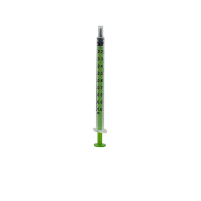 1ml Acuject Low Dead Space Syringes Green - UKMEDI