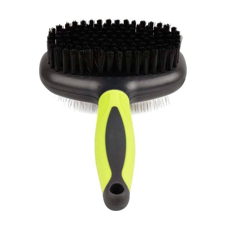 Teqler - Double-Sided Fur Brush with classic handle - T191749 UKMEDI.CO.UK UK Medical Supplies