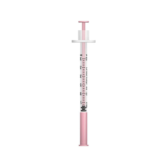 0,3 ml 0,3 tuumaa 32g Vaaleanpunainen Unisharp Ruisku ja Neula u100