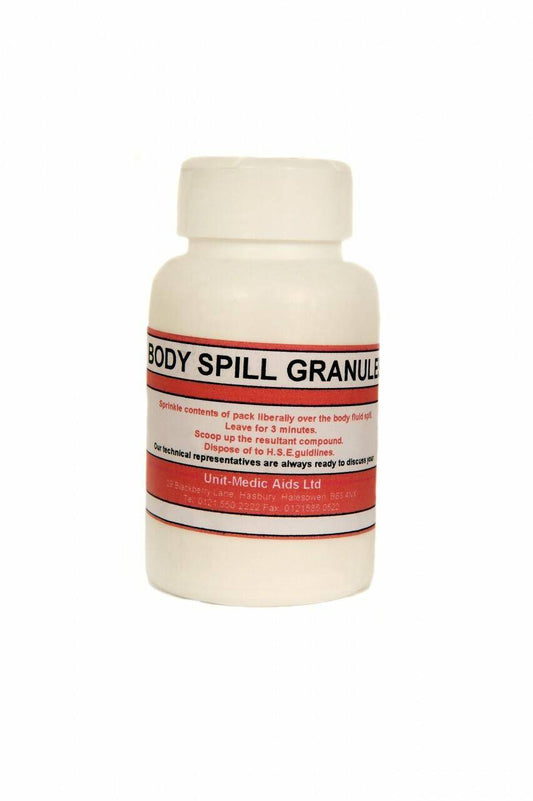 Body Fluid Spill Absorbent Granules 100g - UKMEDI