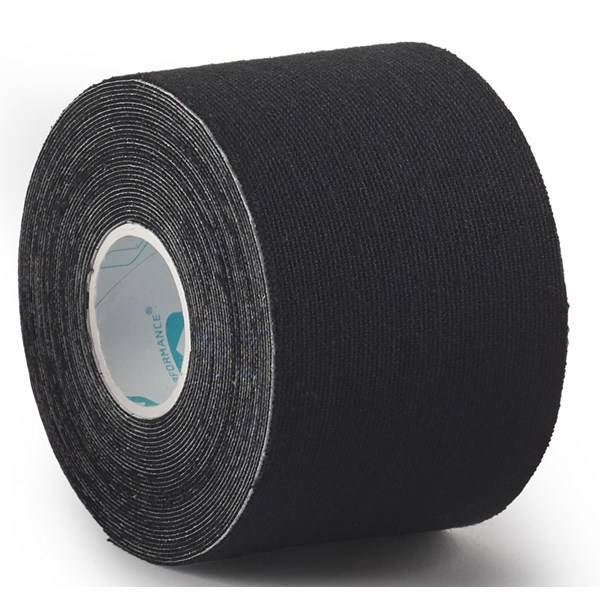 Black Kinesiology Tape 5cm x 5m isport Performance - UKMEDI