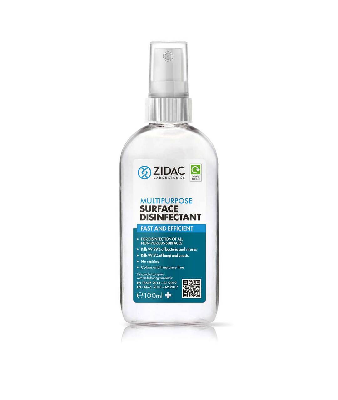 Zidac monikäyttöinen pintadesinfiointispray - 100ml